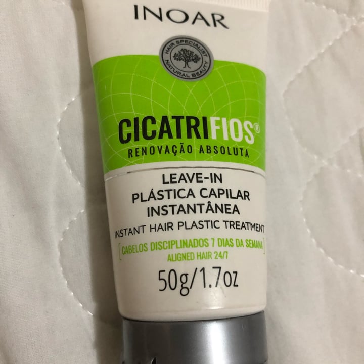 photo of Inoar Cicatrifios Leave-in shared by @criscoelho on  30 Jan 2022 - review