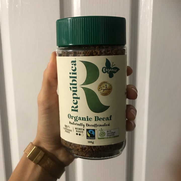 photo of Republica Decaf Organic coffee shared by @smarti on  18 Jun 2022 - review