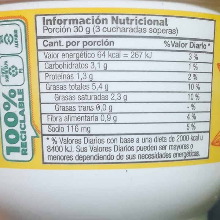 photo of Felices Las Vacas Untable de Almendras Sabor Cheddar shared by @nicolita on  20 Sep 2022 - review