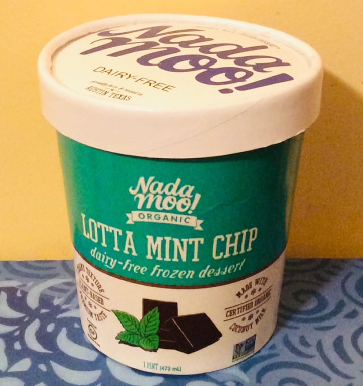photo of NadaMoo! Lotta Mint Chip Dairy Free Frozen Desert shared by @mol on  28 Apr 2020 - review