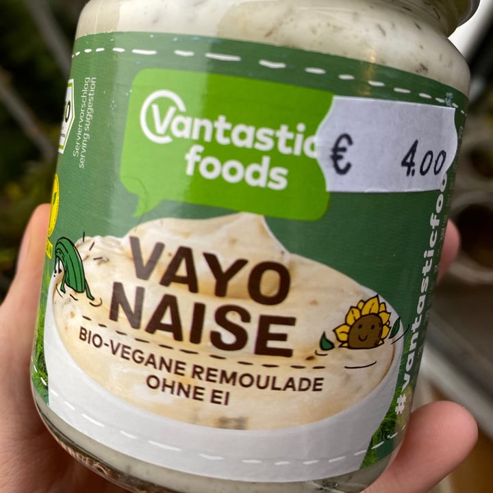 photo of Vantastic Foods Vayonaise Mayonnaise shared by @quandleloup on  12 Dec 2020 - review