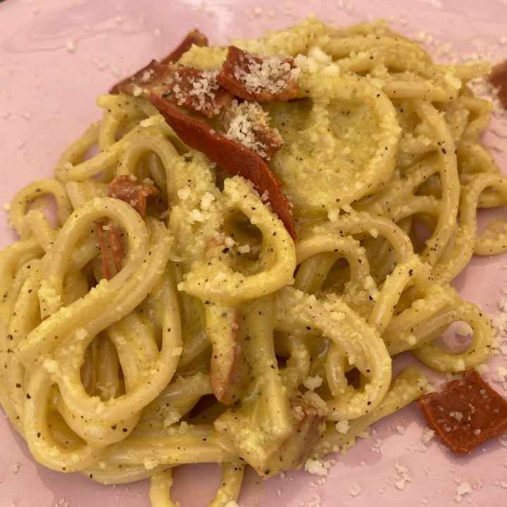 review photo of Buddy Italian Restaurant Cafè Carbonara Vegana shared by @haleysdff on 04 Aug 2021 - review