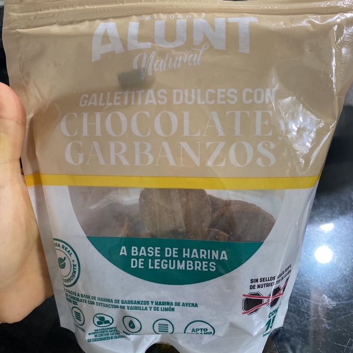 photo of Alunt Saludable Galletitas Dulces Con Chocolate Y Garbanzos shared by @noeliadoniselli on  15 Apr 2021 - review