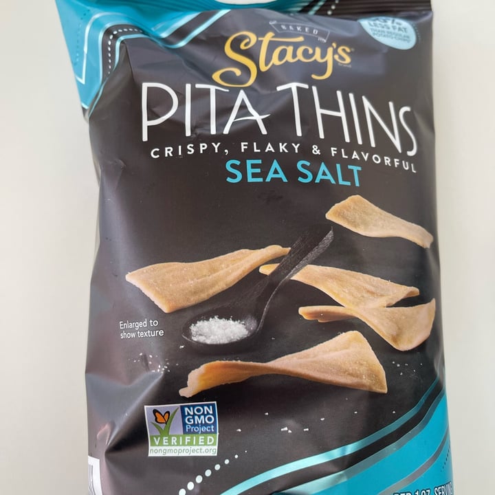 photo of Stacy's Pita Thins Sea Salt shared by @mariamelia on  08 May 2022 - review