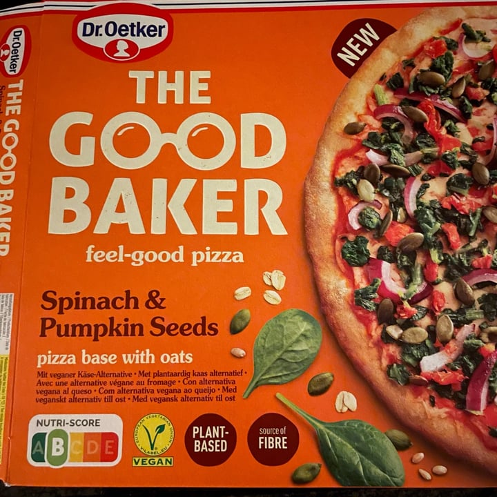 review photo of Dr. Oetker The Good Baker Feel Good Pizza Spinach & Pumpkin Seeds shared by @chironix on 18 Dec 2021 - review