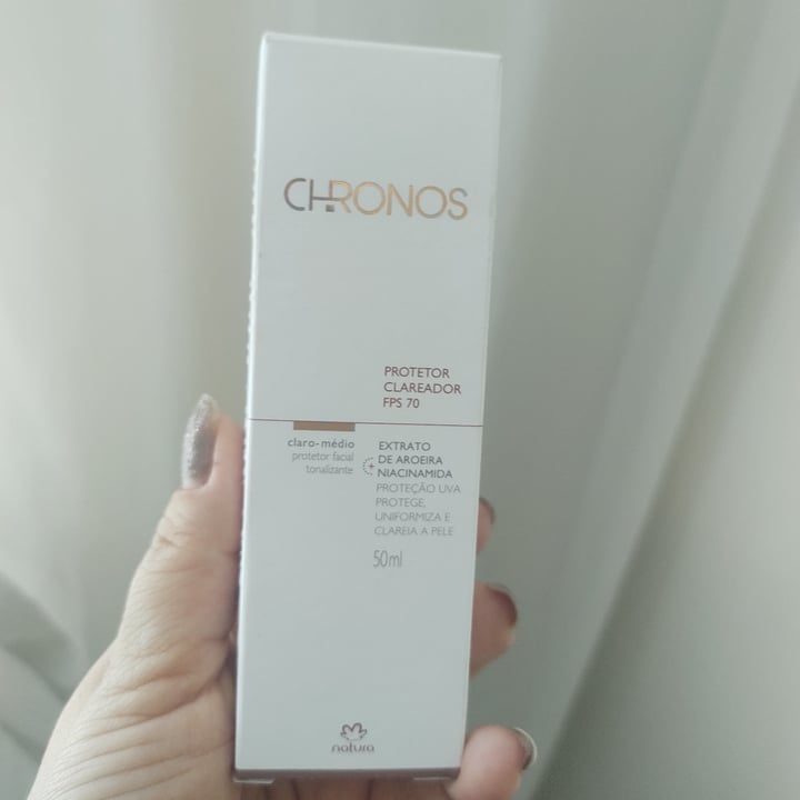 review photo of Natura Chronos protetor clareador FPS 70 shared by @tatiperes2 on 12 May 2022 - review