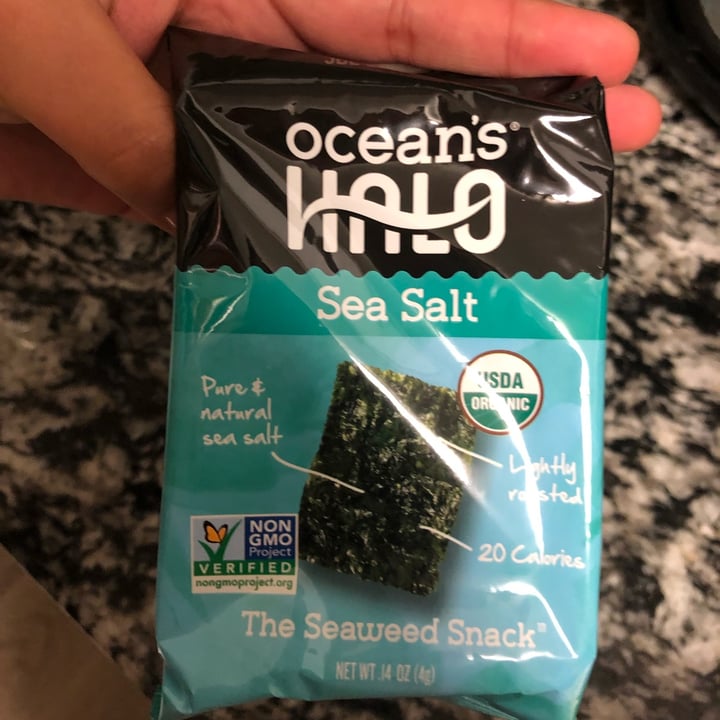 photo of Ocean's Halo Sea Salt Seaweed Snack shared by @valeskafreire on  27 Oct 2021 - review