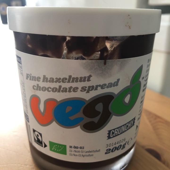photo of Vego Fine Hazelnut Chocolate Spread Crunchy  shared by @davmen on  16 Apr 2022 - review