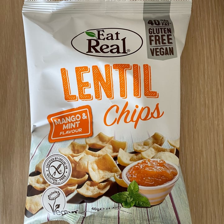 photo of Eat Real Lentil Chips Mango & Mint shared by @thehumblechickpea on  08 Mar 2022 - review