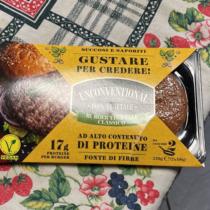 review photo of Unconventional Burger Vegetale Classico - Classic Burger shared by @giusy68 on 02 Apr 2022 - review