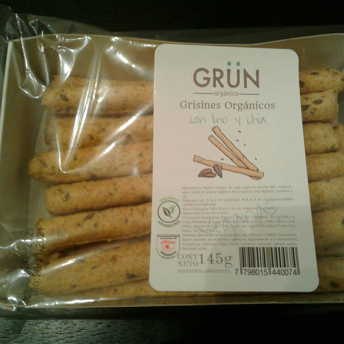 Hausbrot Grisines Organicos con lino y chia Reviews | abillion