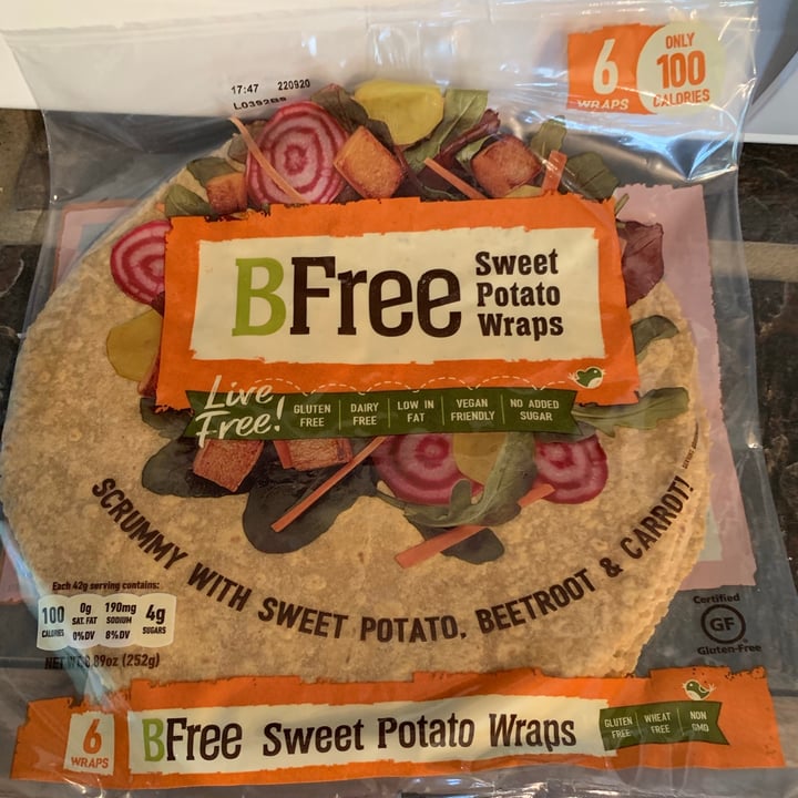 photo of BFree Sweet Potato Wraps shared by @thedonmega70 on  25 Apr 2021 - review