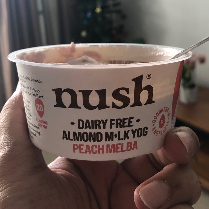 review photo of Nush Almond Milk Yog Peach Melba shared by @clav on 03 Jan 2021 - review