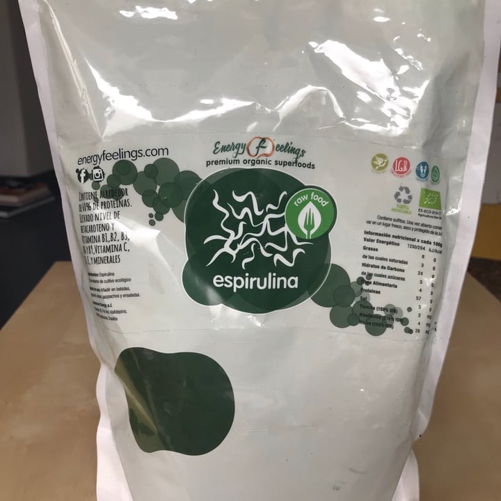 review photo of Energy Feelings Espirulina shared by @cleomartins on 31 Aug 2021 - review
