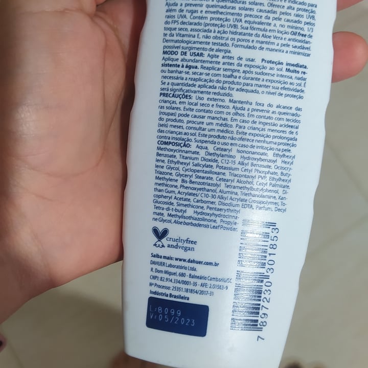 review photo of Anasol Protetor solar Filtro 50 shared by @thaizi on 30 Apr 2022 - review
