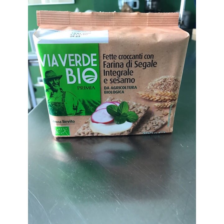 photo of Via Verde Bio Fette Croccanti Di Segale shared by @silviadelgrosso on  21 Apr 2021 - review