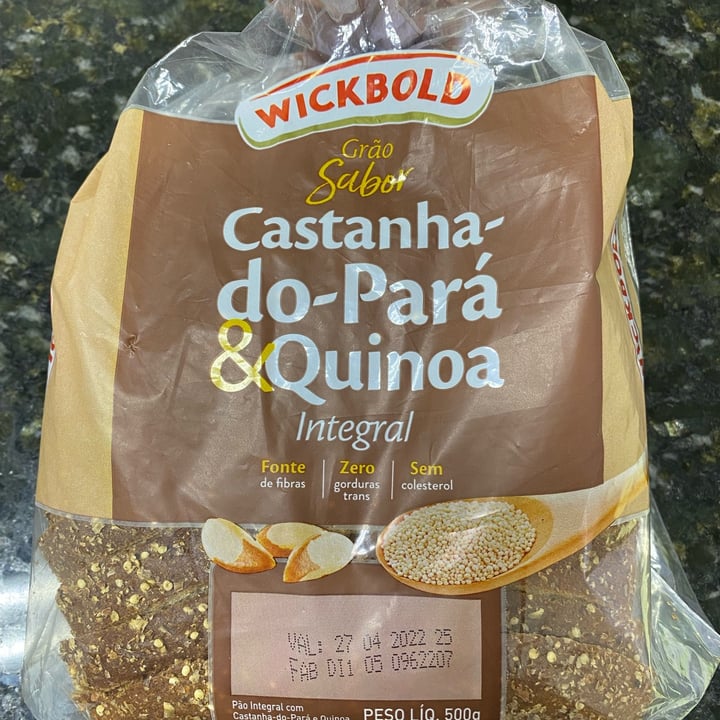 photo of Wickbold Pão de castanha-do-pará e quinoa shared by @esthermatsubara on  02 May 2022 - review