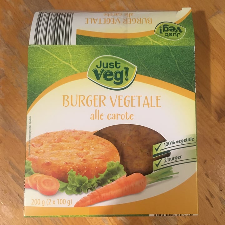 photo of Just Veg! (ALDI Italy) Burger Vegetale Alle Carote shared by @didisala on  08 Jul 2022 - review