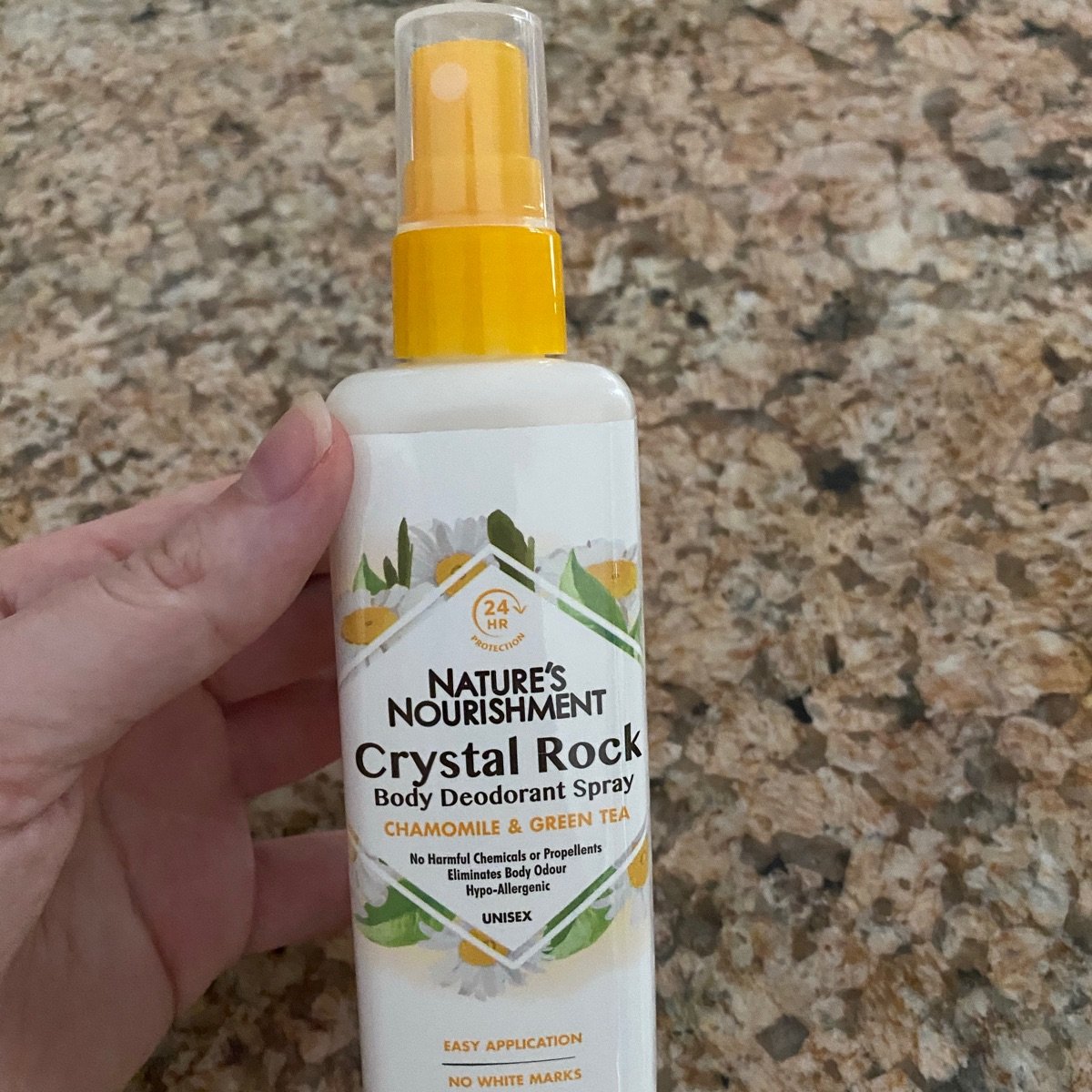 Nature’s Nourishment Crystal Rock Chamomile & Green Tea Body deodorant