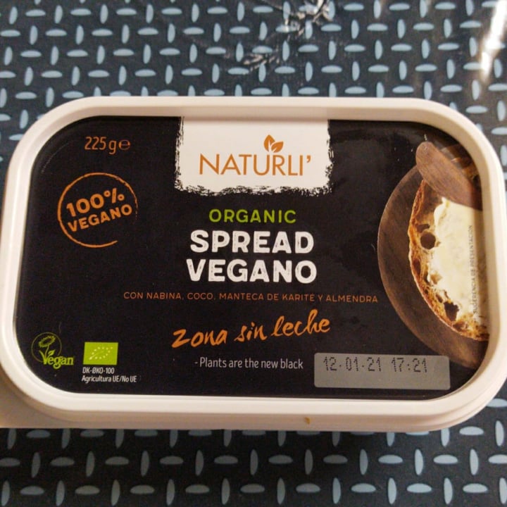 photo of Naturli' Organic Spread Vegano shared by @pirita on  14 Jan 2021 - review