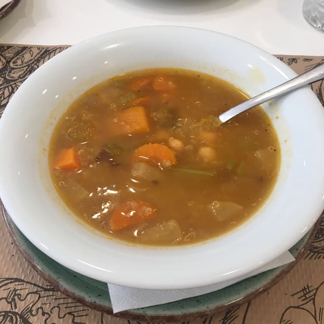 Foto del plato “Olleta de quinoa y amaranto”