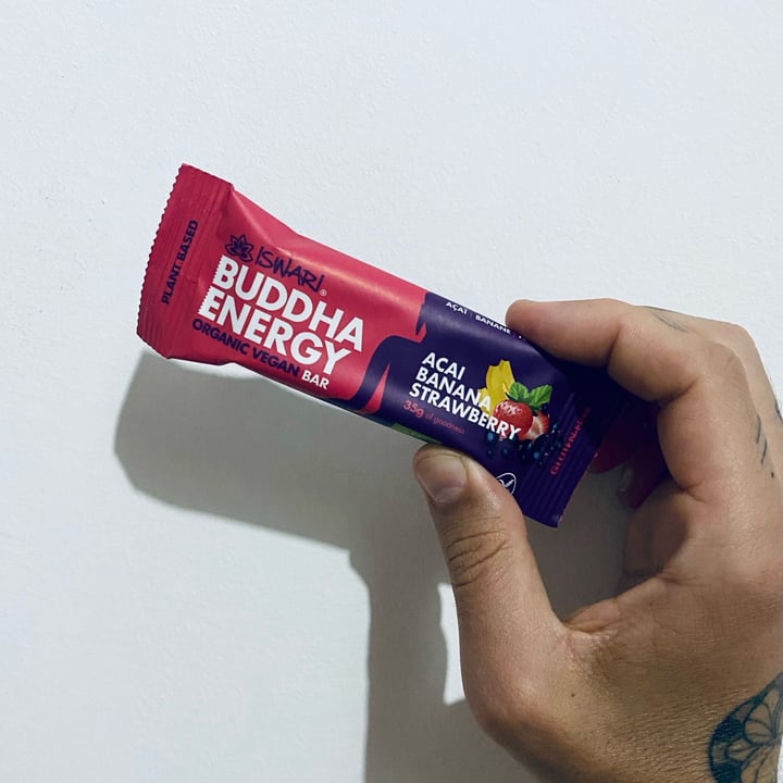 photo of Iswari Buddha Energy Bar Acai Strawberry Banana shared by @mikelpro on  19 Apr 2022 - review