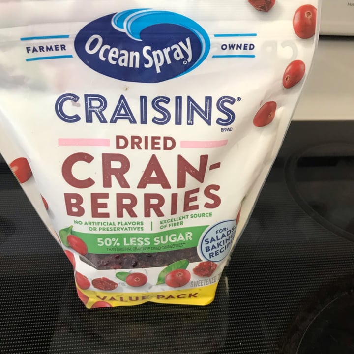 photo of Ocean Spray Craisins Dried Cranberries shared by @elliecamara on  01 Jun 2022 - review
