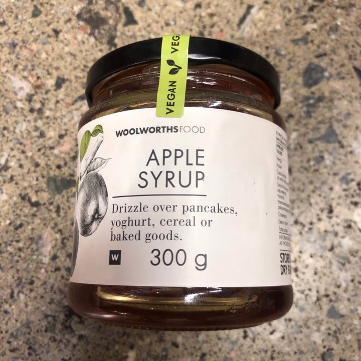 photo of Woolworths Food Apple syrup shared by @plantpoweredpayalla on  07 Oct 2020 - review