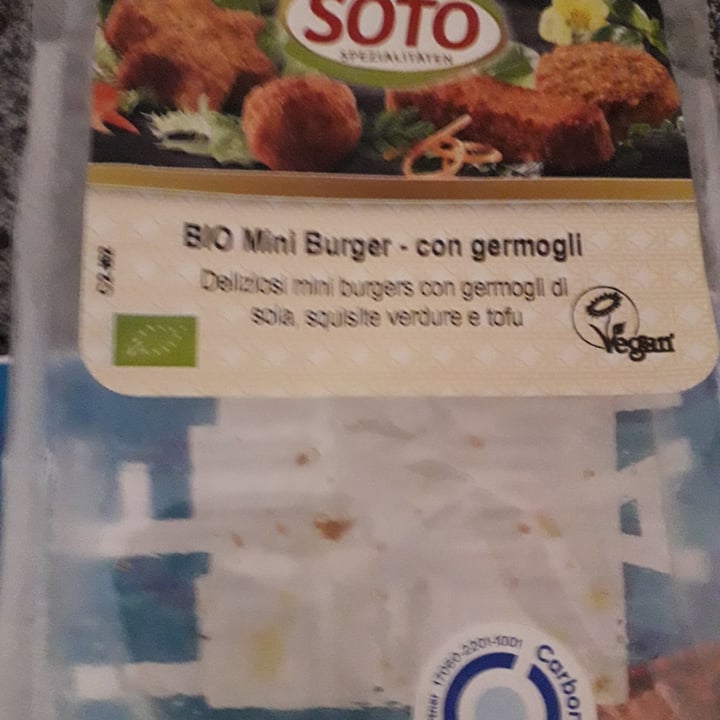 photo of Soto Bio mini burger con germogli shared by @cambra on  10 Jun 2022 - review