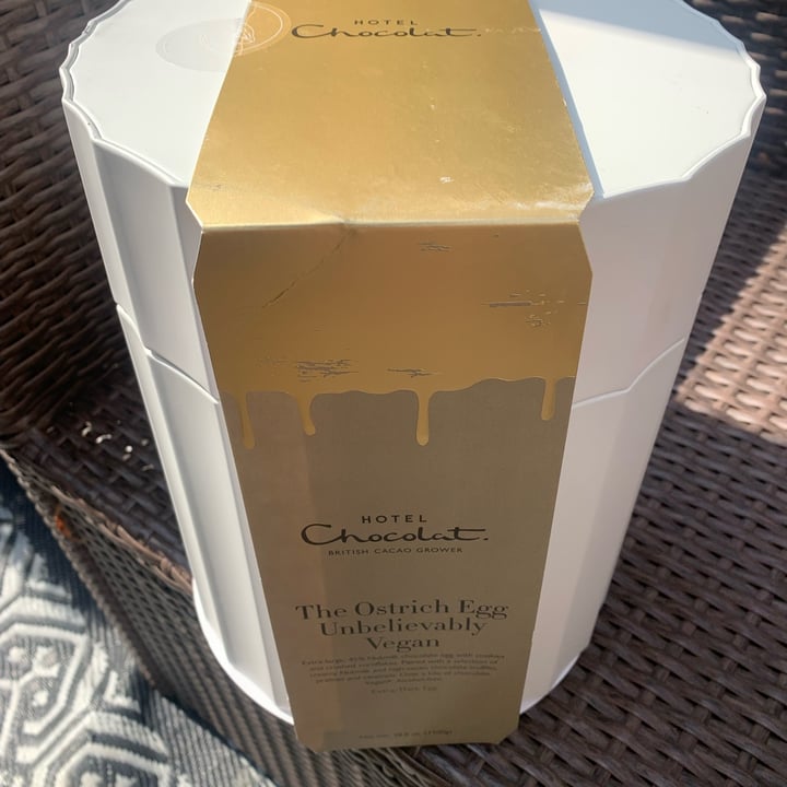 photo of hotel chocolat The Ostrich Egg, Unbelievably Vegan shared by @veganfooduk on  03 Jun 2022 - review