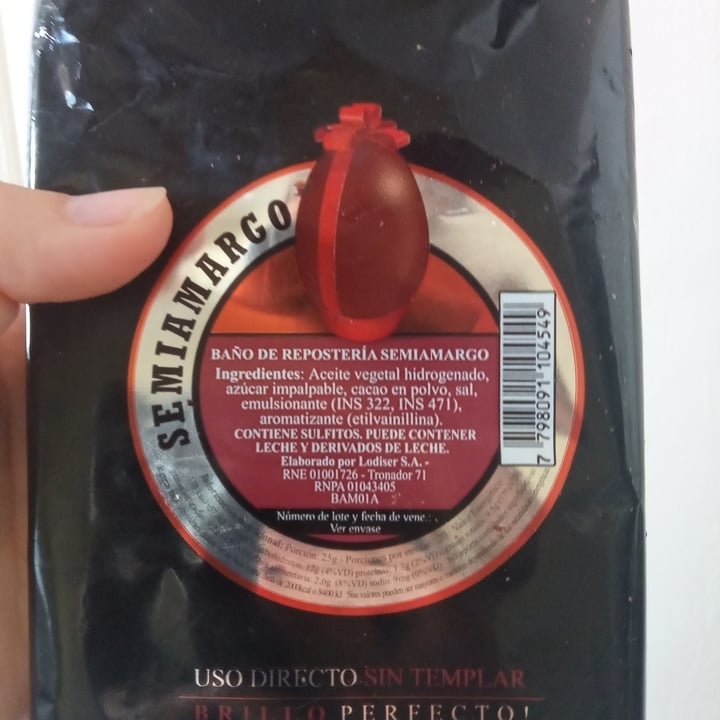 review photo of Chocolate Alpino Baño De Repostería Semiamargo shared by @sofiamusical on 06 Mar 2021 - review