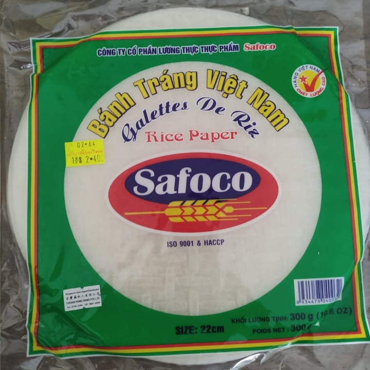 review photo of Safoco Vietnamese Rice Paper shared by @sarahhuang on 06 Feb 2022 - review