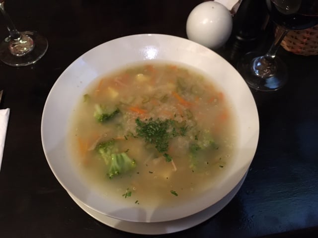 review photo of Tinta Restaurante Cultural y Galería de Arte Quinoa Soup and Vegetable Curry shared by @leslie on 06 Apr 2018 - review