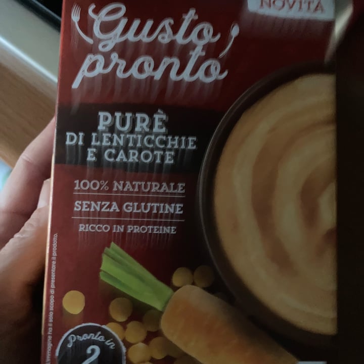 photo of Gusto pronto Purè di lenticchie e carote shared by @lacla49 on  20 Mar 2022 - review