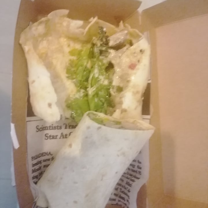photo of Vegan Streetfood Deli - Obs On the greenside chickless wrap shared by @rushisushi7 on  16 May 2021 - review