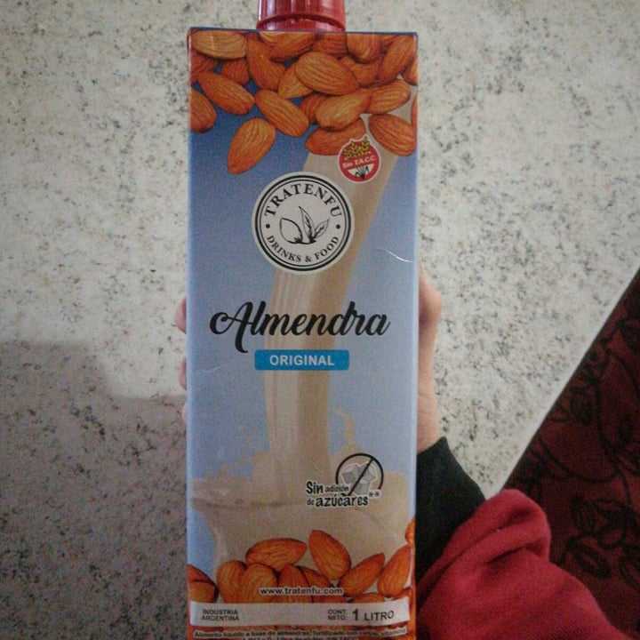 photo of Tratenfu Leche de Almendra Original shared by @melicardenass on  19 Jul 2021 - review