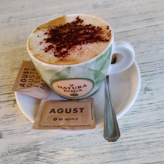 「Cappuccio Riso E Mandorle」の料理の写真