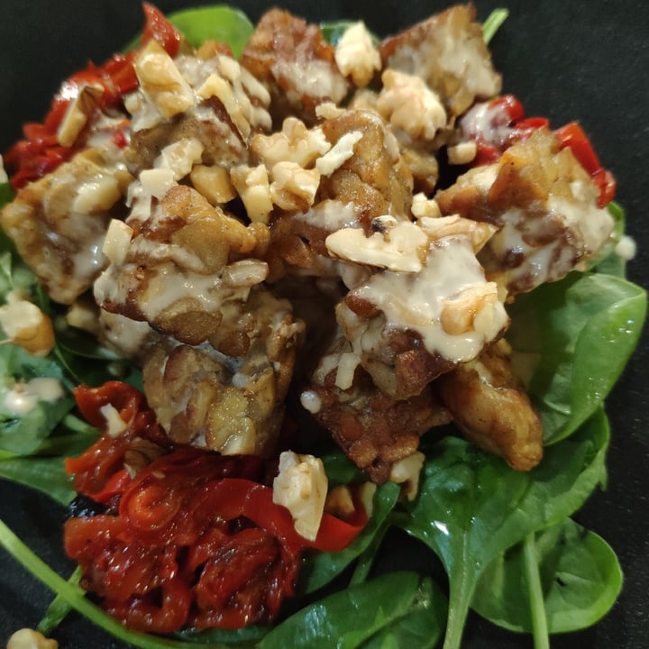 review photo of Indigeno Roma tempeh Di Fave Homemade Con Peperoni Arrostiti E Spinacino shared by @mikutheclown on 17 Sep 2022 - review