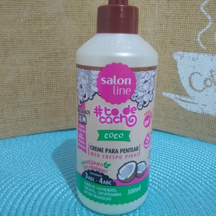 review photo of Salon line #Todecacho - Creme pra pentear de coco shared by @linspadotto on 10 May 2022 - review