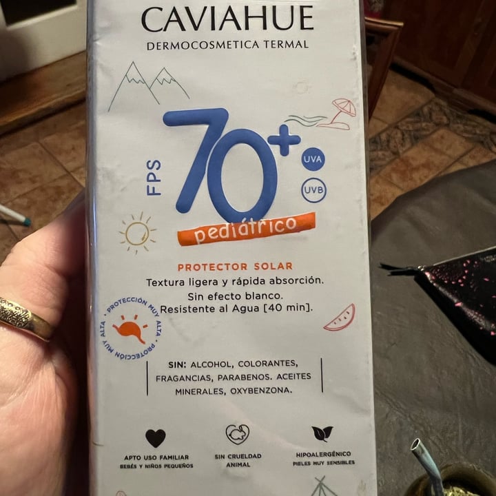 photo of Caviahue Creams Protector Solar Pediátrico 70 shared by @mariefl on  12 Jul 2022 - review