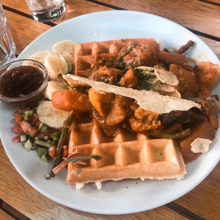 photo of The Waffle House Mild Vegetable Curry Waffle shared by @lorika on  24 Apr 2020 - review
