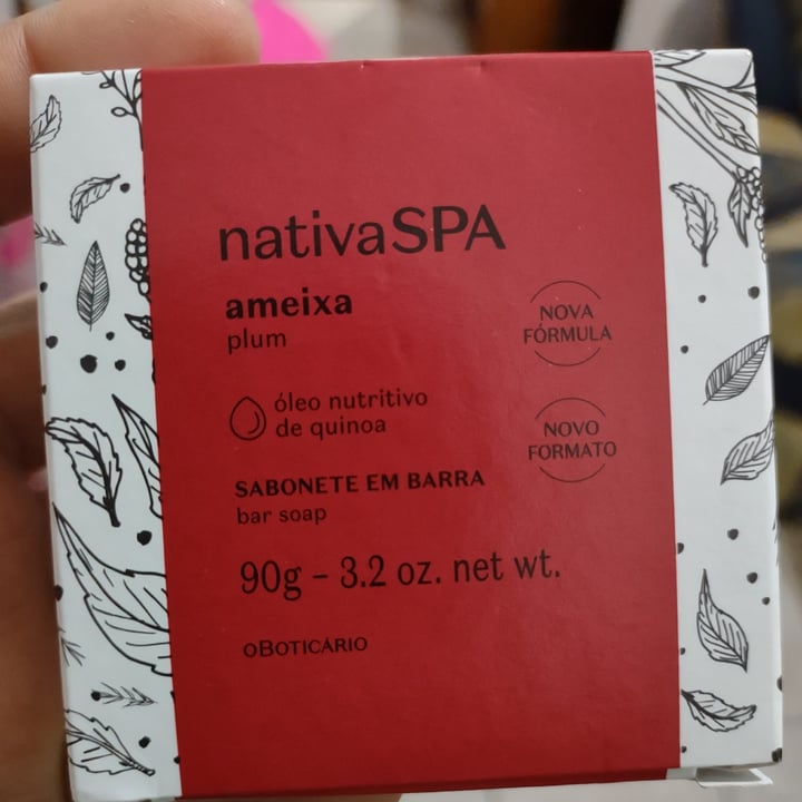 review photo of O Boticário Sabonete Em Barra Nativa SPA Ameixa shared by @camisan on 03 Jun 2022 - review