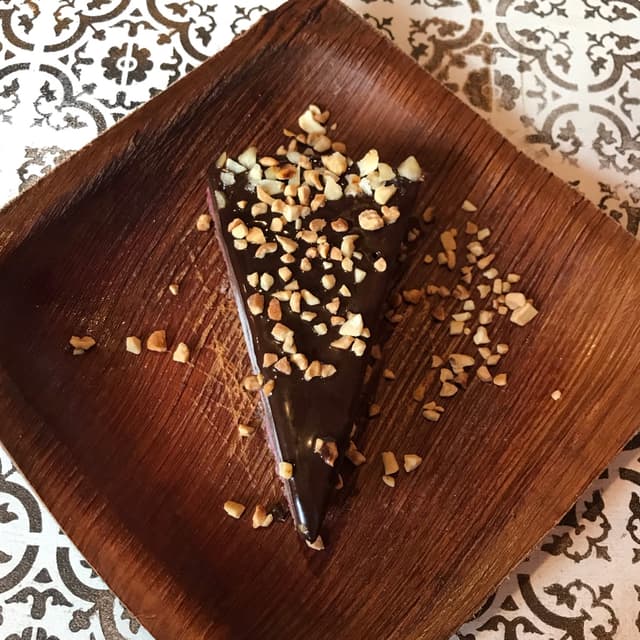 Foto del piatto “Torta de Cacau Avelã e Morango”