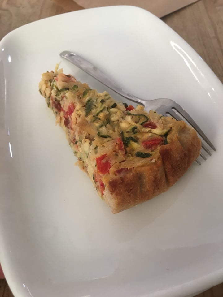 review photo of Ecocafe - organic specialty coffee shop Vegan Mixed Veg. Quiche shared by @baliveganguide on 20 Jul 2019 - review