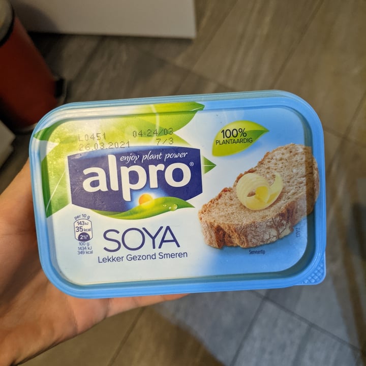 photo of Alpro Soya butter shared by @vgntraveler on  23 Dec 2020 - review