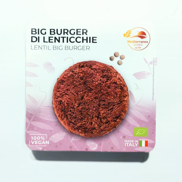 photo of Mediterranea BioVeg Big Burger Di Lenticchie shared by @giusvisions on  08 May 2021 - review