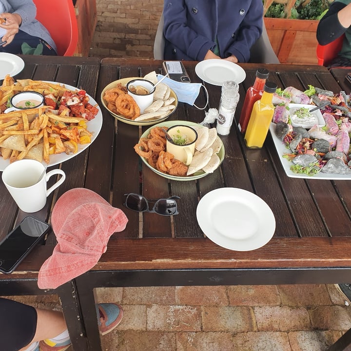 review photo of Asher's Corner Cafe @ Ashers Farm Sanctuary Mezze platter shared by @hazelw on 16 Jun 2021 - review