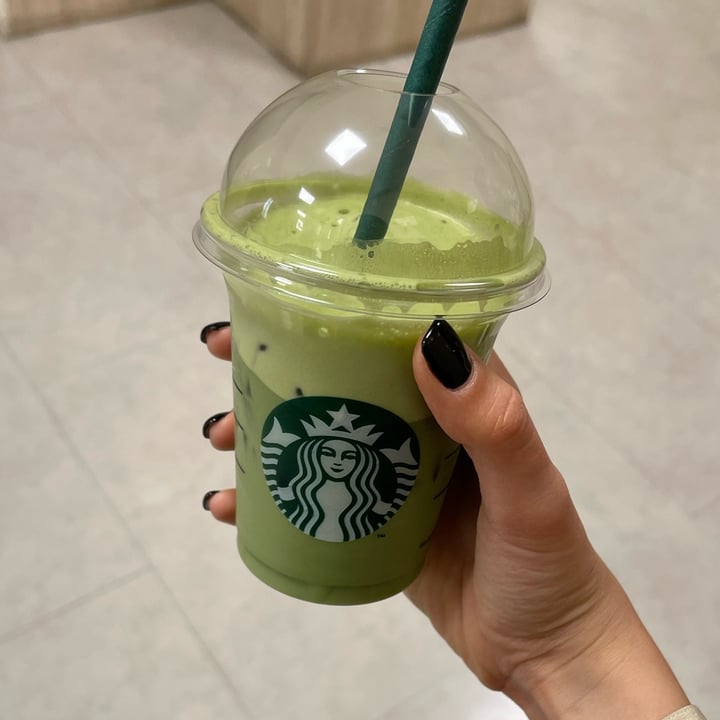 photo of Starbucks matcha latte with soy milk shared by @laxnae on  04 Apr 2022 - review