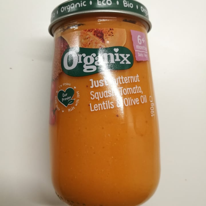 review photo of Organix Just Butternut Squash, Tomato, Lentils & Olive oil shared by @veganize13 on 31 Aug 2021 - review