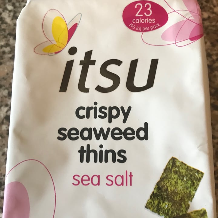 photo of itsu crispy seaweed thins sea salt shared by @lennyb on  02 Oct 2021 - review